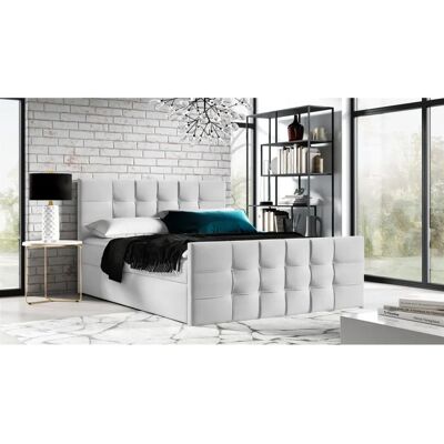 Fun Moebel - NOEL - Hellgrau - 120x200 cm - Boxspring bed Fun Moebel - NOEL - Hellgrau - 120x200 cm - Boxspring bed