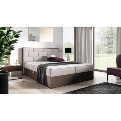 Fun Moebel - BEILA - 120x200cm - Dunkel Eiche - Boxspringbett Fun Moebel - BEILA - 120x200cm - Dunkel Eiche - Boxspringbett