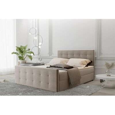 Fun Moebel - MAURO - Creme - 180x220cm - Boxspringbett Fun Moebel - MAURO - Creme - 180x220cm - Boxspringbett