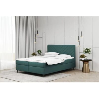 Fun Moebel BONITA Boxspringbett 140x200 cm Grün Velvet Fun Moebel BONITA Boxspringbett 140x200 cm Grün Velvet