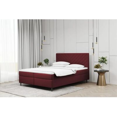 Fun Moebel - BONITA - 160x200 cm - Weinrot Velvet - Bett Fun Moebel - BONITA - 160x200 cm - Weinrot Velvet - Bett