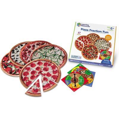 Learning Resources Juego de Fracciones Pizza - Juego Educativo Learning Resources Juego de Fracciones Pizza - Juego Educativo