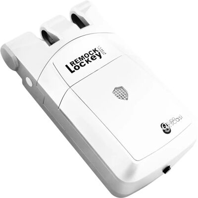 Remock Lockey Pro RLP4W - Niewidzialny zamek bezpieczeństwa z 4 pilotami - Biały Remock Lockey Pro RLP4W - Niewidzialny zamek bezpieczeństwa z 4 pilotami - Biały