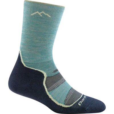 Darn Tough Naisten Kevyt Hiker Micro Crew - Aqua - Sukkahousut Darn Tough Naisten Kevyt Hiker Micro Crew - Aqua - Sukkahousut