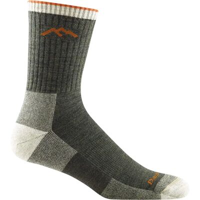 Darn Tough Oliv Micro Crew Wandersocken - Allwetter Darn Tough Oliv Micro Crew Wandersocken - Allwetter