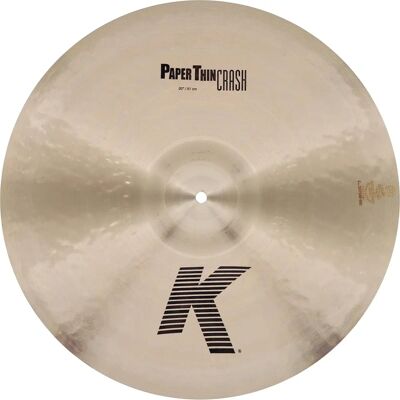 Zildjian K-serie Paper Thin Crash - Crash Cymbal 20" Zildjian K-serie Paper Thin Crash - Crash Cymbal 20"