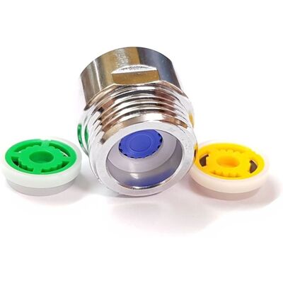 PEPTE Set Riduttore di Flusso Doccia - Fino al 70% di Risparmio Idrico - 4 L/min PEPTE Set Riduttore di Flusso Doccia - Fino al 70% di Risparmio Idrico - 4 L/min