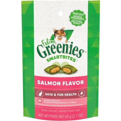 Greenies Salmon Cat Treats - Supports Healthy Skin & Fur Greenies Salmon Cat Treats - Supports Healthy Skin & Fur