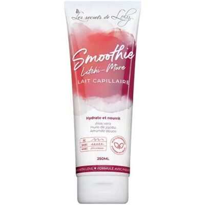 Les Secrets De Loly Litchi Mure Lapte pentru păr - Hidratant, Natural, 250ml Les Secrets De Loly Litchi Mure Lapte pentru păr - Hidratant, Natural, 250ml