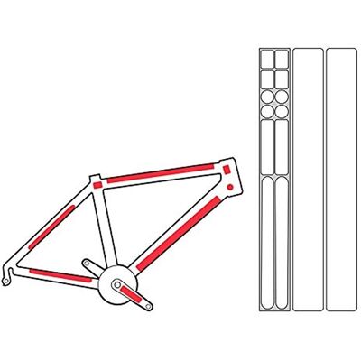 Zefal Skin Armor Frame Protector Set - Clear / Large Zefal Skin Armor Frame Protector Set - Clear / Large