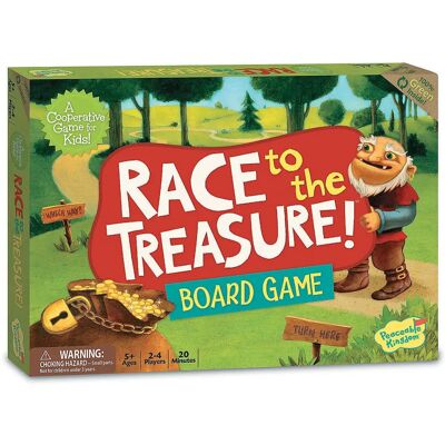 Peaceable Kingdom Race To The Treasure - Brettspiel für Kinder 5+ Peaceable Kingdom Race To The Treasure - Brettspiel für Kinder 5+