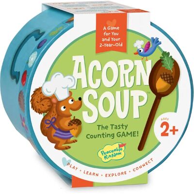 Peaceable Kingdom - Jeu de soupe de glands - Aventure pour enfants - Publicité Peaceable Kingdom - Jeu de soupe de glands - Aventure pour enfants - Publicité
