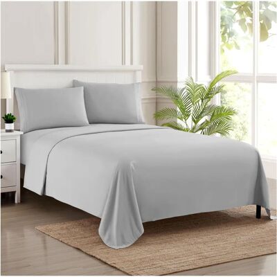 Sweet Home Collection Fadenzahl 1800 - Conjunto de roupa de cama em microfibra Sweet Home Collection Fadenzahl 1800 - Conjunto de roupa de cama em microfibra