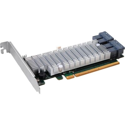 Contrôleur de Stockage Highpoint Rocket 1120 - PCIe x16 NVMe, 4 Ports Contrôleur de Stockage Highpoint Rocket 1120 - PCIe x16 NVMe, 4 Ports