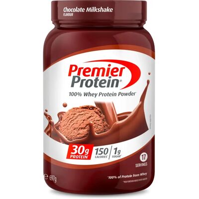 Premier Protein 697g Molkenproteinpulver - Schokoladenmilchshake Premier Protein 697g Molkenproteinpulver - Schokoladenmilchshake