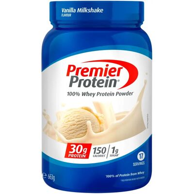 Premier Protein 663 g Vanille Milchshake Proteinpulver Premier Protein 663 g Vanille Milchshake Proteinpulver