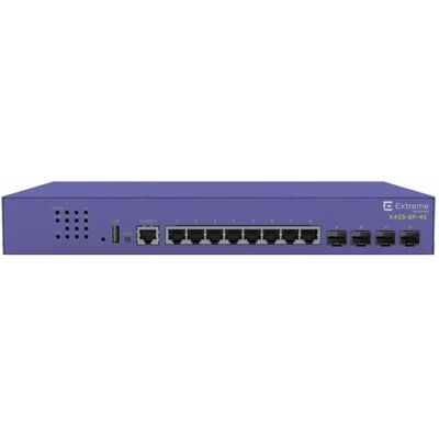 Switch Ethernet Gigabit géré Extreme Networks X435-8T-4S - 8 Ports - 4 SFP - 1U Violet - Publicité Switch Ethernet Gigabit géré Extreme Networks X435-8T-4S - 8 Ports - 4 SFP - 1U Violet - Publicité
