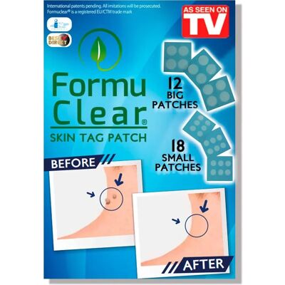 FORMUCLEAR Hautanhängsel-Entferner - Natürliche, Schmerzfreie 30 Pflaster FORMUCLEAR Hautanhängsel-Entferner - Natürliche, Schmerzfreie 30 Pflaster