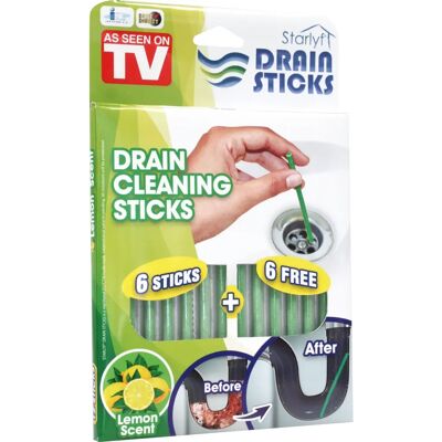 STARLYF - Drain Sticks - Citron - Publicité STARLYF - Drain Sticks - Citron - Publicité