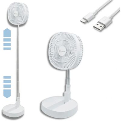 Starlyf Ventilateur Pliable - Portable, 23cm, Blanc - Publicité Starlyf Ventilateur Pliable - Portable, 23cm, Blanc - Publicité
