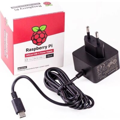 Alimentatore RB-NETZTEIL4-B 15W - Alimentazione per Raspberry Pi Alimentatore RB-NETZTEIL4-B 15W - Alimentazione per Raspberry Pi