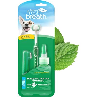 TropiClean Small/Medium Breeds Fresh Breath Dental Kit TropiClean Small/Medium Breeds Fresh Breath Dental Kit