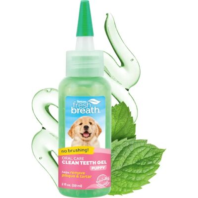 Gel Dental para Filhotes TropiClean - Cuidados Orais, Ingredientes Naturais, 59ml Gel Dental para Filhotes TropiClean - Cuidados Orais, Ingredientes Naturais, 59ml