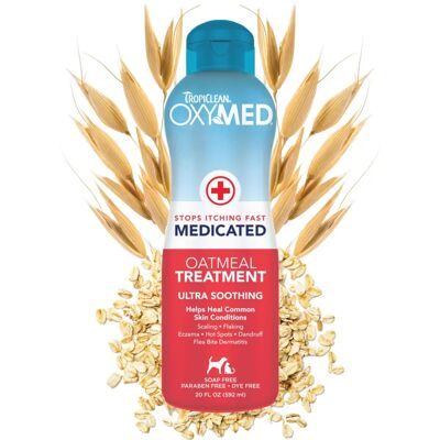 TropiClean Oxy-Med Anti Juckreiz Medizinische Behandlung - 592ML - Für Katzen und Hunde TropiClean Oxy-Med Anti Juckreiz Medizinische Behandlung - 592ML - Für Katzen und Hunde