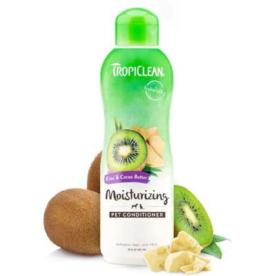 TropiClean Condicionador Kiwi e Manteiga de Cacau para Cães e Gatos - 355ml TropiClean Condicionador Kiwi e Manteiga de Cacau para Cães e Gatos - 355ml