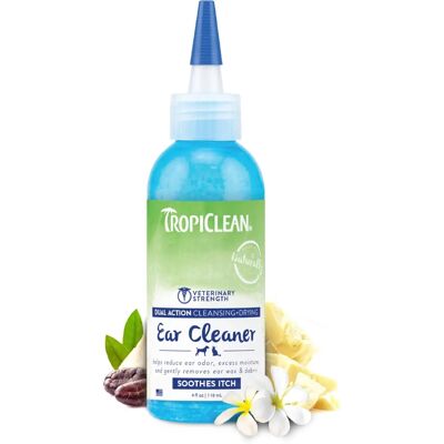 TropiClean Doppel-Aktion Ohrenreiniger - Haustier Ohrinfektion Behandlung TropiClean Doppel-Aktion Ohrenreiniger - Haustier Ohrinfektion Behandlung