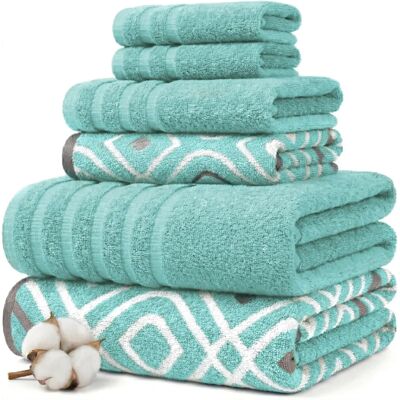Conjunto de banho de algodão Amrapur Overseas - Jacquard ultra macio 550g/m² Conjunto de banho de algodão Amrapur Overseas - Jacquard ultra macio 550g/m²