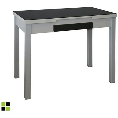 Mesa Extensible Momma Home Tetra - Moderna con Cristal y MDF Mesa Extensible Momma Home Tetra - Moderna con Cristal y MDF