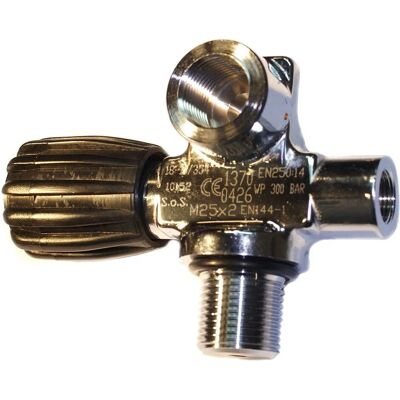 Valvola per bombola Metalsub M25 300 Bar - Alta pressione Valvola per bombola Metalsub M25 300 Bar - Alta pressione