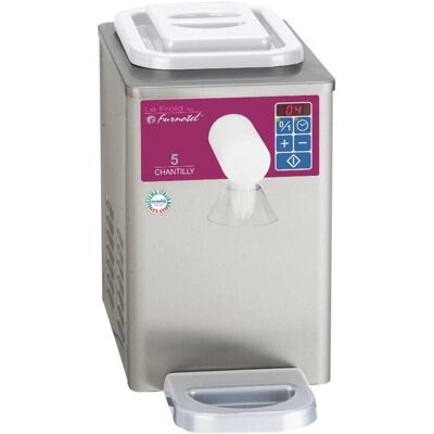 Furnotel Distributeur de Crème - 5L Inox, Digital, Portion automatique - Publicité Furnotel Distributeur de Crème - 5L Inox, Digital, Portion automatique - Publicité