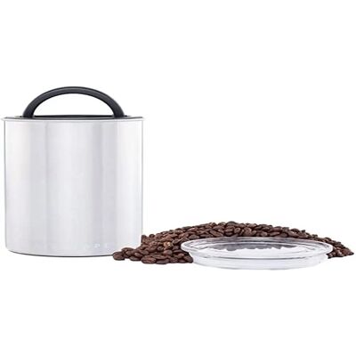 AIRSCAPE Contenedor de Alimentos - Válvula Hermética, Acero Inoxidable, 1.89L AIRSCAPE Contenedor de Alimentos - Válvula Hermética, Acero Inoxidable, 1.89L