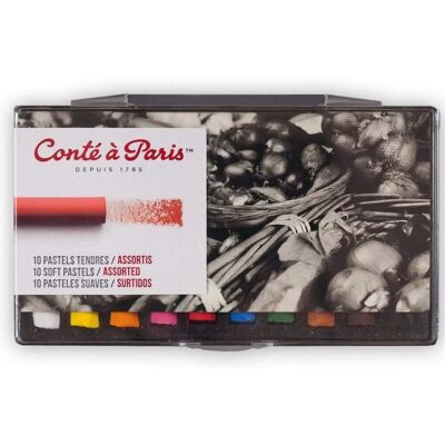 Conte a Paris Artist Soft Pastels - Assorted Colors - Pastel Set Conte a Paris Artist Soft Pastels - Assorted Colors - Pastel Set