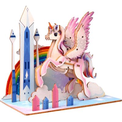 EscapeWelt - Puzzle 3D en Bois Licorne - 33 pcs - Puzzle - Publicité EscapeWelt - Puzzle 3D en Bois Licorne - 33 pcs - Puzzle - Publicité