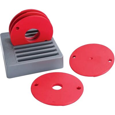 Kreg 5 Reduzierhülsen für Routertisch - D. 19-54 mm Kreg 5 Reduzierhülsen für Routertisch - D. 19-54 mm