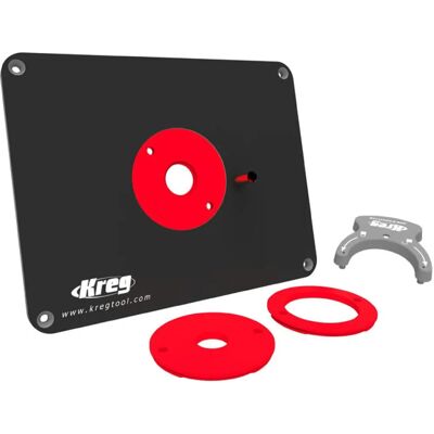 Kreg PRS4034 Phenol-Insertplatte für Frästisch - 3 Reduzier Ringe Kreg PRS4034 Phenol-Insertplatte für Frästisch - 3 Reduzier Ringe