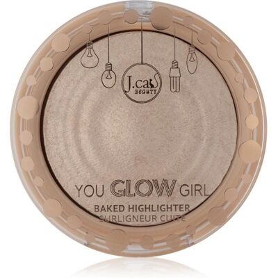 J.Cat Beauty You Glow Girl Baked Highlighter - Highlighter J.Cat Beauty You Glow Girl Baked Highlighter - Highlighter