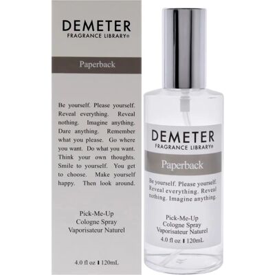 Demeter Paperback - Parfum unisexe 120 ml - Publicité Demeter Paperback - Parfum unisexe 120 ml - Publicité