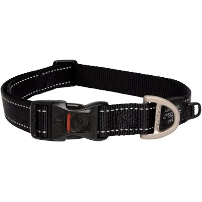 Collier réfléchissant réglable Rogz Utility noir - Colliers - Publicité Collier réfléchissant réglable Rogz Utility noir - Colliers - Publicité