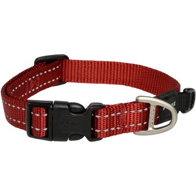 Rogz Rogz Utility Snake Röd Halsband - Hundhalsband Rogz Rogz Utility Snake Röd Halsband - Hundhalsband