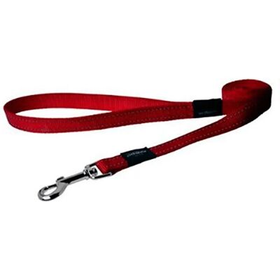 Laisse Reflective Rouge Rogz - 140x1.6 cm - Publicité Laisse Reflective Rouge Rogz - 140x1.6 cm - Publicité