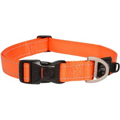 Collier Réfléchissant Réglable Rogz - Orange 43-70cm - Publicité Collier Réfléchissant Réglable Rogz - Orange 43-70cm - Publicité