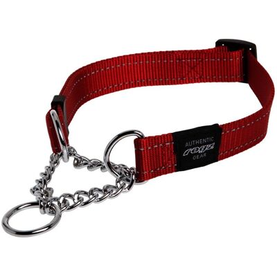Rogz Hondenhalsband - Reflecterend Rood 37-56cm Utility Rogz Hondenhalsband - Reflecterend Rood 37-56cm Utility