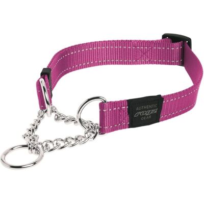 Collare per cane rosa riflettente Rogz - Extra Large 25mm Collare per cane rosa riflettente Rogz - Extra Large 25mm