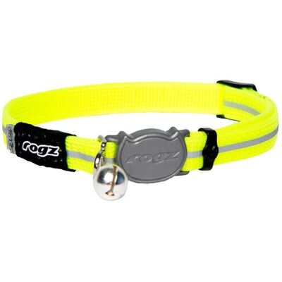 Collier pour chat Rogz AlleyCat Dayglo - Réglable, Léger, Fluorescent - Publicité Collier pour chat Rogz AlleyCat Dayglo - Réglable, Léger, Fluorescent - Publicité