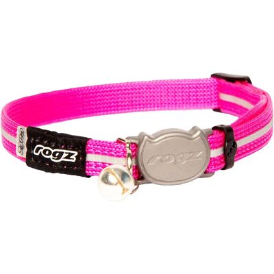 Collier Rogz Alleycat - Rose - 11mm/20-31cm - Collier - Publicité Collier Rogz Alleycat - Rose - 11mm/20-31cm - Collier - Publicité