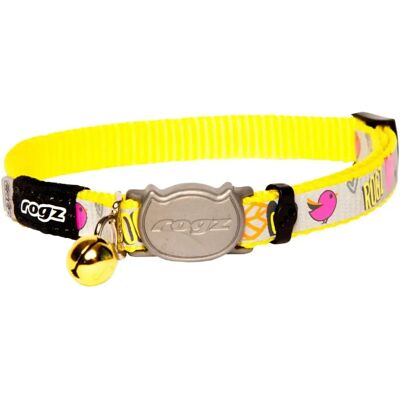 Rogz Dayglo Bird Halsband - Reflektierend Verstellbar 20-31cm Rogz Dayglo Bird Halsband - Reflektierend Verstellbar 20-31cm